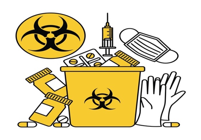 Illustration de l'article : Déchets des activités de soins : un risque particulier ?