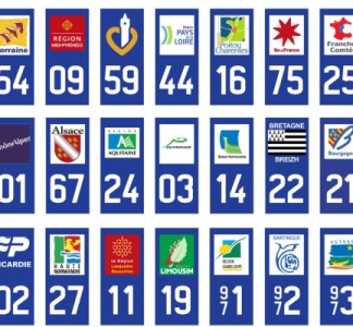 Illustration article : Automobile : création de chartes graphiques pour les plaques d’immatriculation !